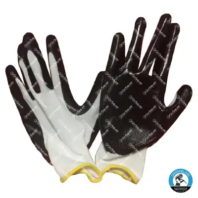 Knitted Protective Gloves, Nitrile Coated